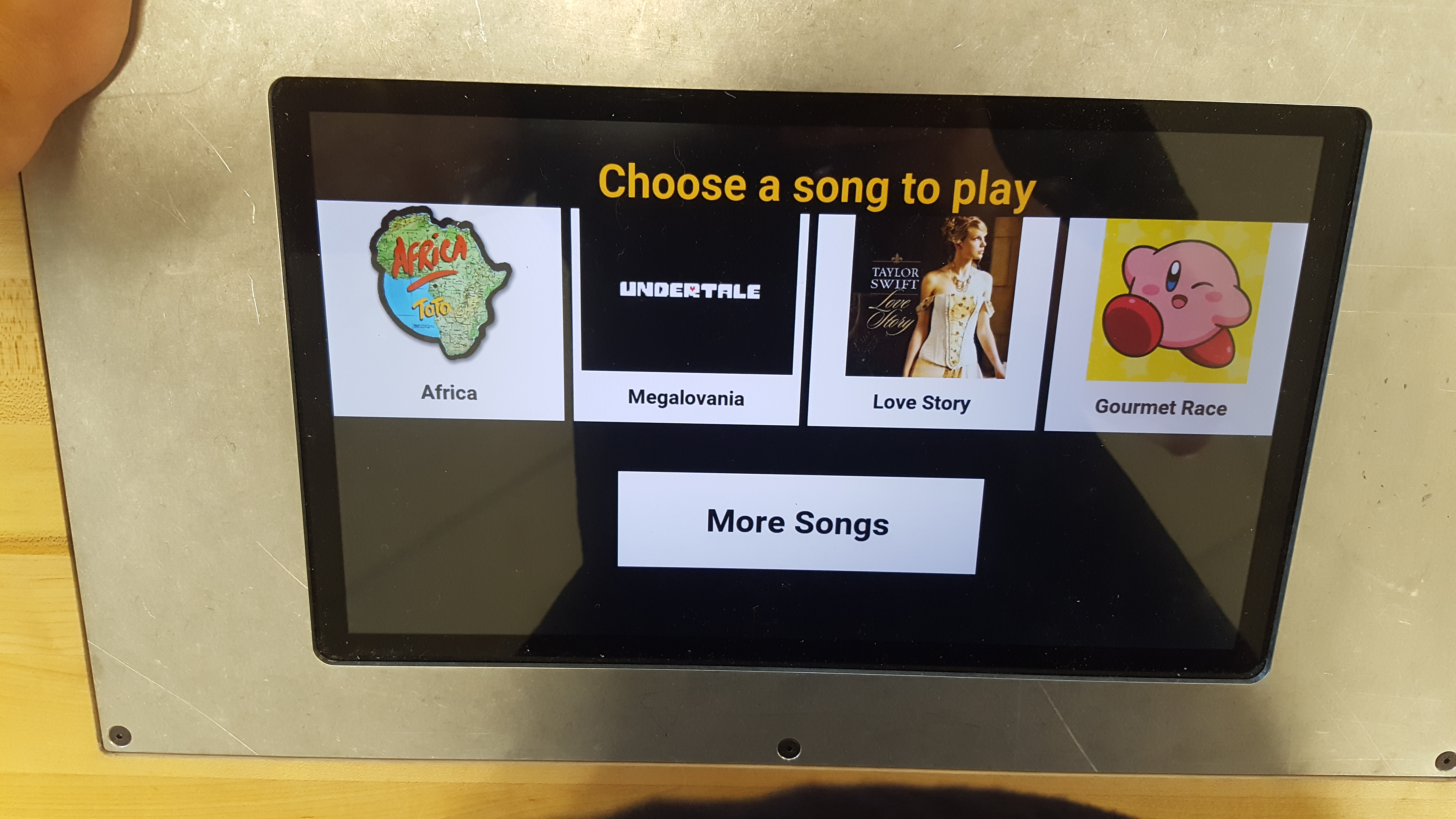 Best Songs Screen